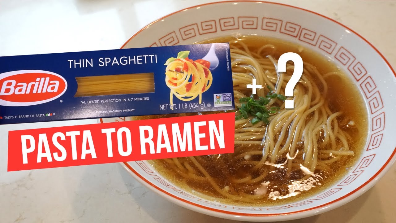 How to make Ramen Noodles with Dry Pasta (Ramen Experiment)