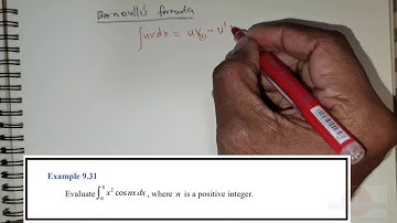 Bernoulli’s formula for integration of product of two functions-Example 9 : 31-HSC-Tamil Nadu Exam