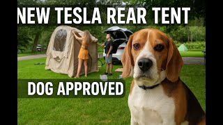 👉 Our Tesla Got a New Tent! 🐾 ‘Dog-Approved’... kinda 😅