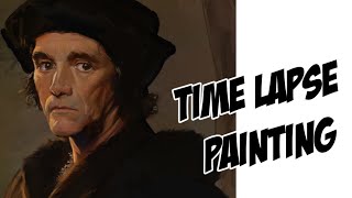 Painting Time Lapse: Thomas Cromwell, Wolf Hall