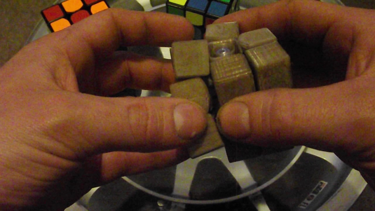 3D Printed 3x3 cube. work in progress - YouTube
