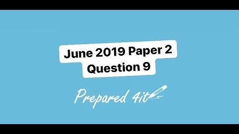 CXC (CSEC) Math Paper 2 | June 2019 Question 9