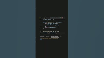 How to use the rest parameter in JavaScript ES6!