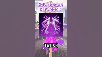 How to get the new TWITCH WINGS in DTI! *NEW CODE* #shorts #fyp #roblox #dti #dresstoimpress