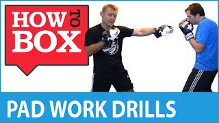 Boxing Pad Work Drills - Learn Boxing (Quick Video)