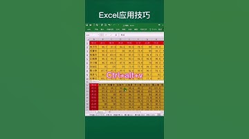 excel 表格快速纵横转置 excel 技巧 excel 教学