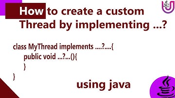 How to create a thread using Runnable interface in java?