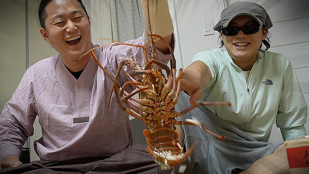 (남의)집 거실에 크레이 피쉬로 전 부치기