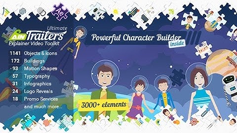 After Effects Template: AinTrailers - Ultimate Explainer Video Toolkit