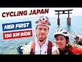 Her First Road Bike Century Ride! Cycling Around Japan - Lake Biwa 150km