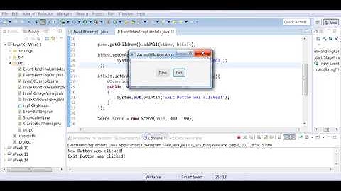 JavaFX - Using Lambda Expression