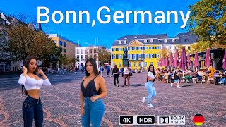 Bonn City Germany\/ Walking tour in Bonn most beautiful city in Germany 4k HDR