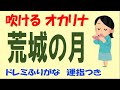 荒城の月 Cm オカリナ ドレミ運指つき