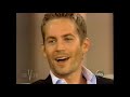 Paul Walker interview The View 2003