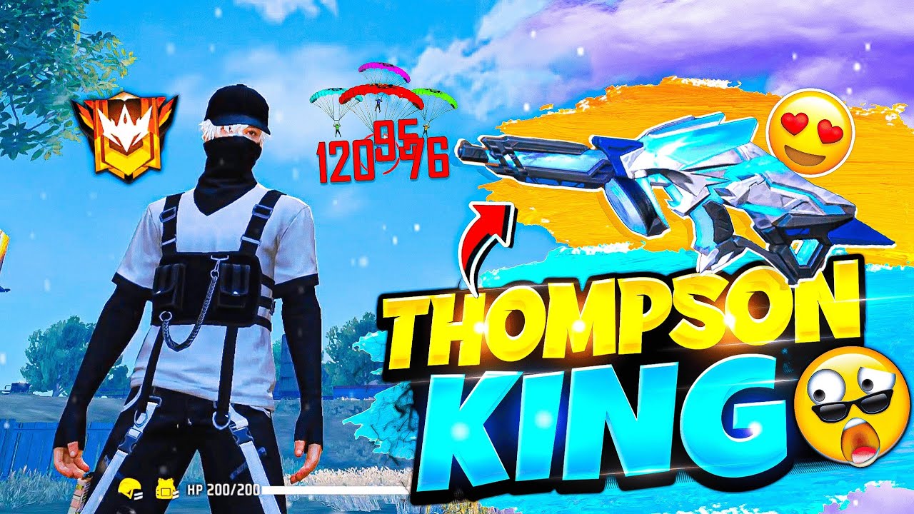 New Ballsy Skaterboi Bundle 🔥Thompson King OP Gameplay Style Up Event - Garena Free Fire
