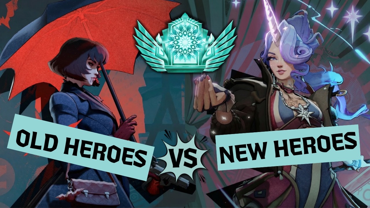 12 PROS play 6 New Heroes vs 6 Old New Heroes