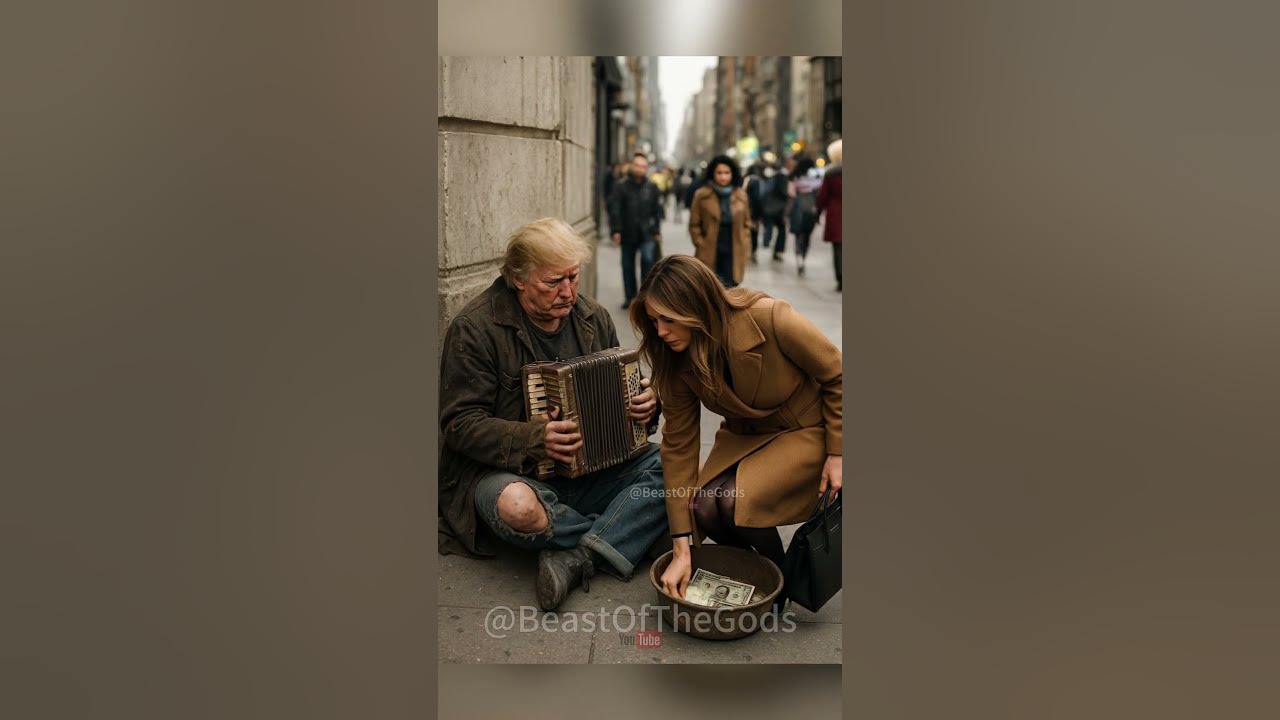 Poor Trump Begs on the Street! 🎵💔