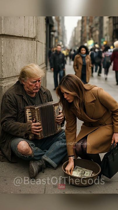 Poor Trump Begs on the Street! 🎵💔