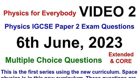 FEB/MAR 2023 IGCSE PHYSICS 0625 PAPER 12 0625/12/F/M/23