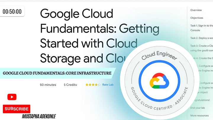 Google Cloud Fundamentals: Getting Started with Cloud Storage and Cloud SQL with Explanation.