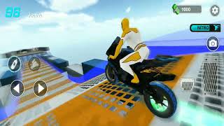 Superhero Bike Stunt 3D Motor - Walkthrough Gameplay - New Android Games 2022 screenshot 3