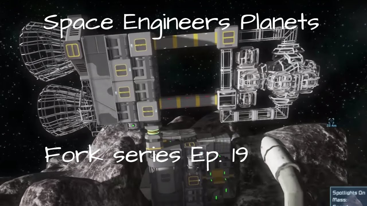 Space engineers - survival episode 19 (construction begins) - YouTube