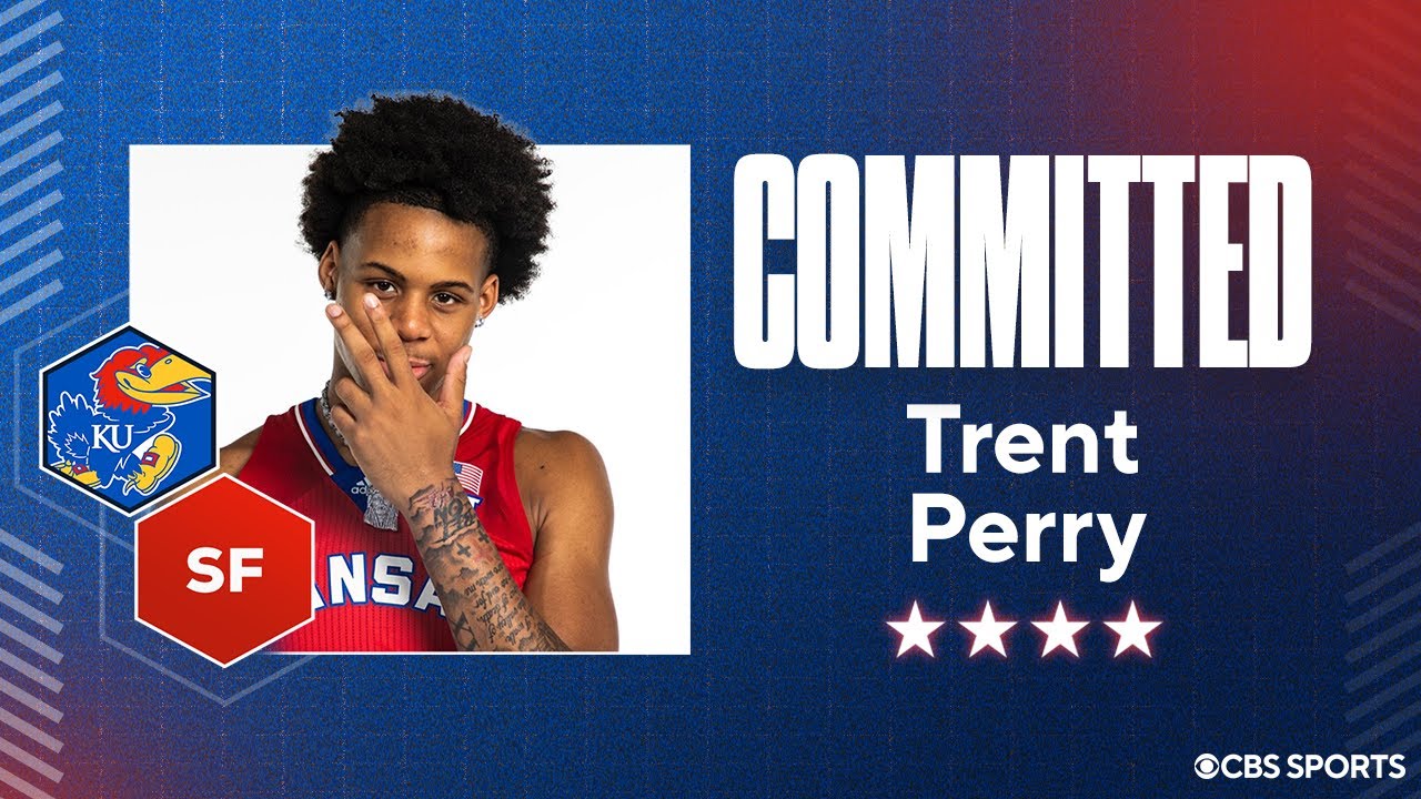 WATCH: 4-star SF Trent Perry Commits to Kansas | No. 39 Overall SF