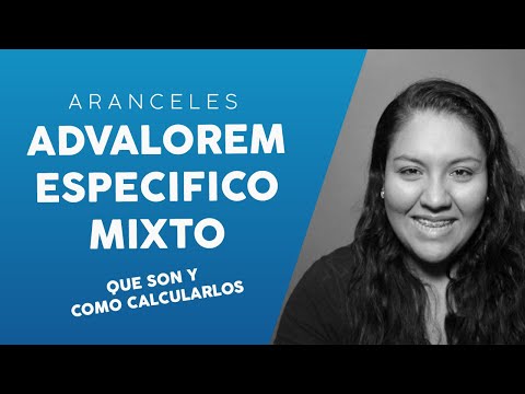 Aranceles AdValorem, Especifico