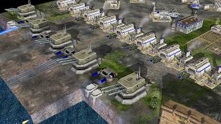 USA LASER TANK vs 7 BOSS USA - Command & Conquer Generals Apocalyptic