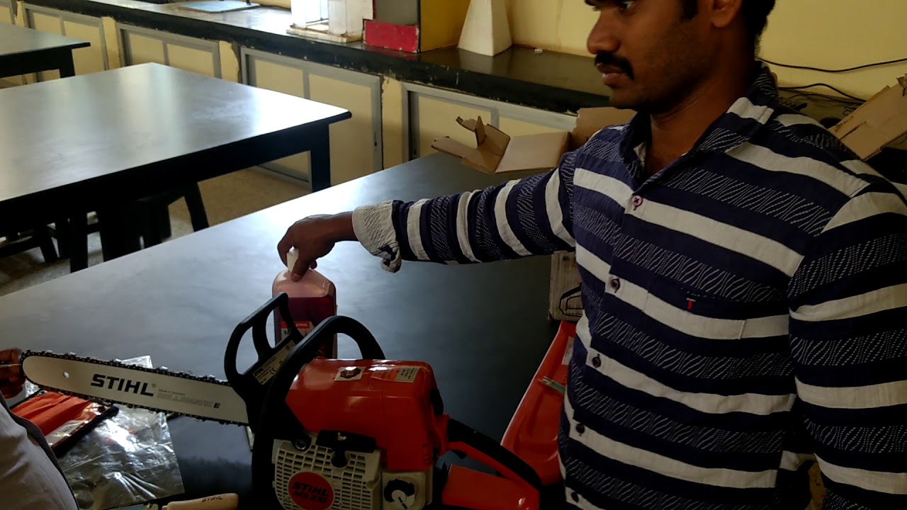 STHIL Petrol Chainsaw Instruction YouTube
