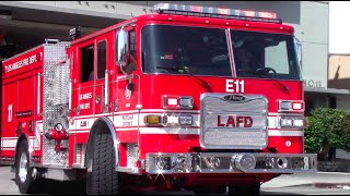 LAFD NEW Engine 11 Responding