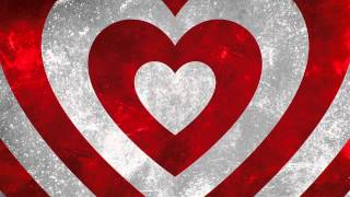 [HD]  Background Loop Red & White Hearts