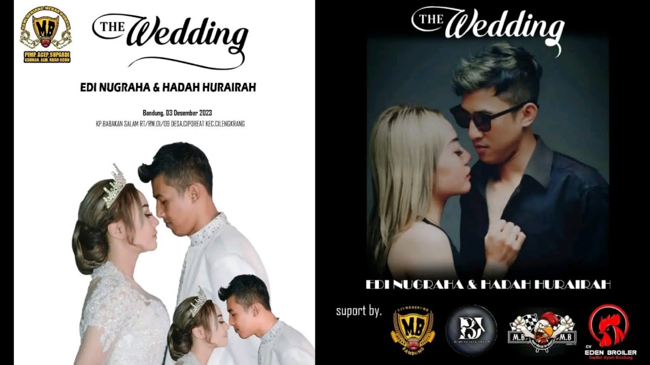 WEEDING EDI NUGRAHA & HADDAH HURAIRAH - Seni Benjang Mekar Budaya Live Babakan Salam