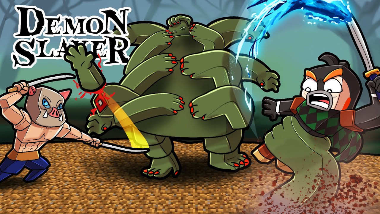 Demon Slayer MASTER Defeats HAND DEMON BOSS Minecraft YouTube