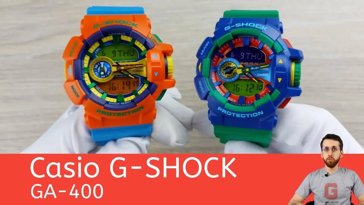 Casio G-Shock GA-400 — Bright Summer Colors / Casio GA-400-2A & GA