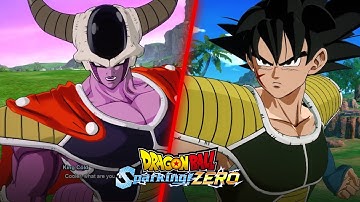 King Cold vs Bardock Interactions and Combat - Dragon Ball Sparking Zero