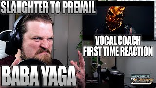 SLAUGHTER TO PREVAIL "Baba Yaga" Metal Vocalist / Vocal Coach reaction & Analysis