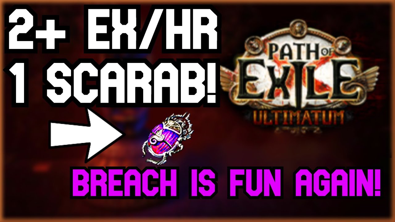 2+ Exalts/hr - Just 1 Scarab And Your Watchstones! Lira Arathain Chayula Breach Farming Money Making