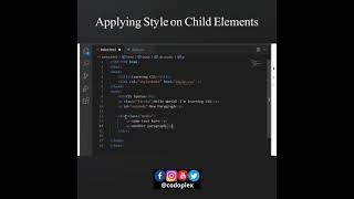 Applying CSS Style on Child Elements