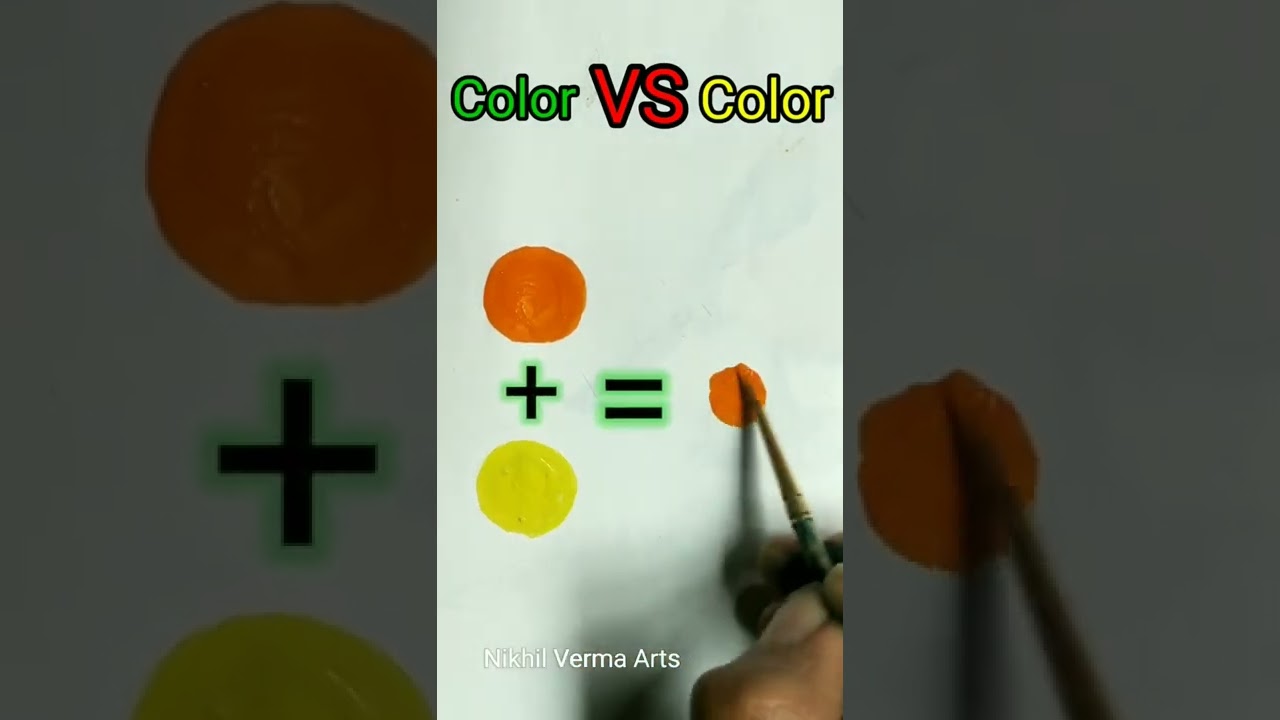 Color vs Color 😱 | Colours Mixing | Orange vs Yellow 