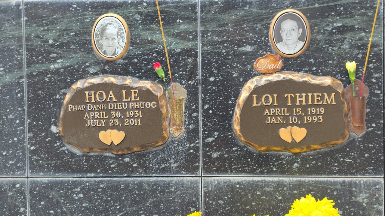 Lễ tảo mộ Cha & Mẹ ở Mỹ 