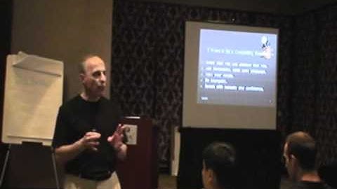 Presentation Training Dr. Gary Genard -- Aim for Honesty not Spin