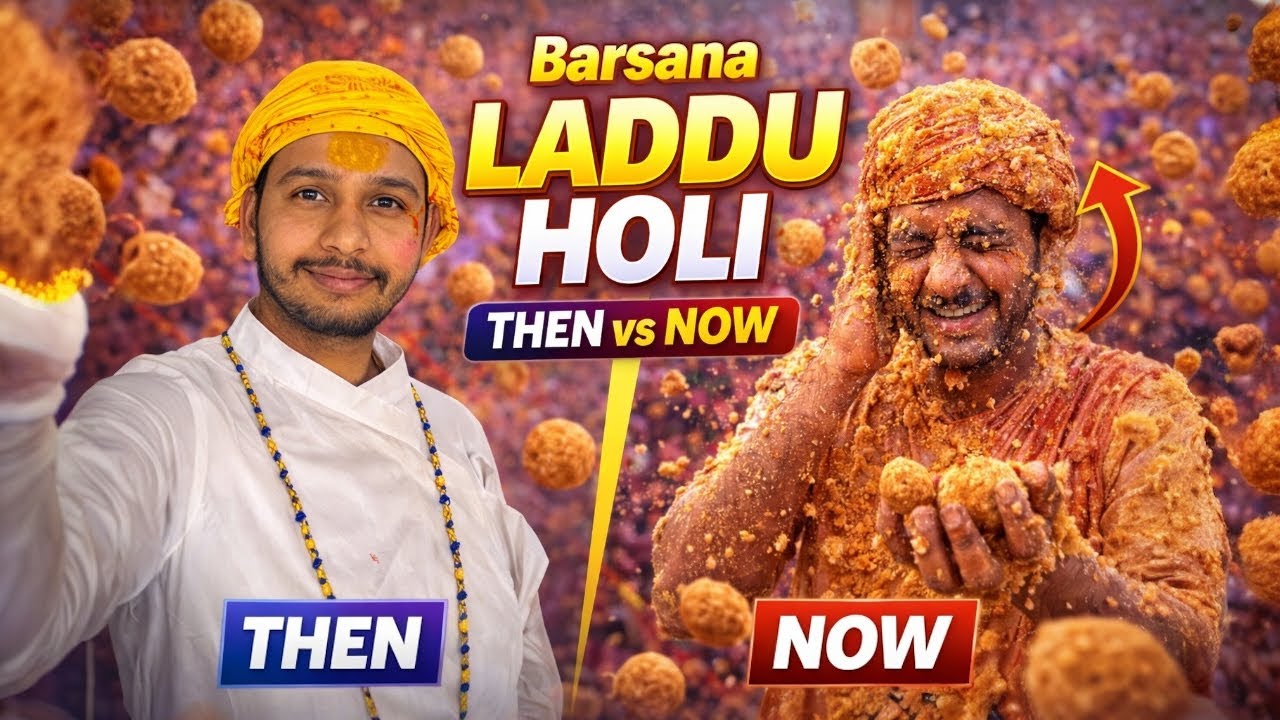 Holi Hai! ~ बरसाना की लड्डू होली का रंगीला सफर ! Laddu Maar Holi in Barsana