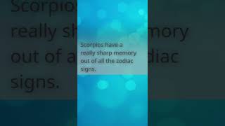 Which Zodiac Has Sharp Memory shorts