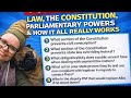 5 Questions About Law, the Constitution, Parliamentary Powers - Thank you Jody!