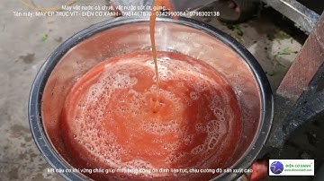 Máy ép nước cốt cà chua - Điện Cơ Xanh - 0984467870 - 0342990084 - 0798302138