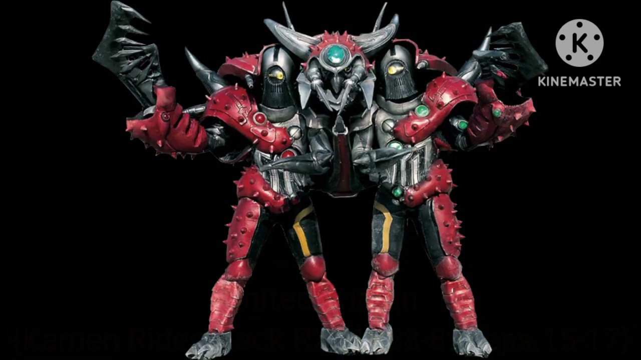 all Kamen Rider Black RX monsters/villains