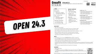 OPEN 24.3 Quick Breakdown | Grapevine CrossFit by Nate Mason 88 views 2 months ago 4 minutes, 56 seconds