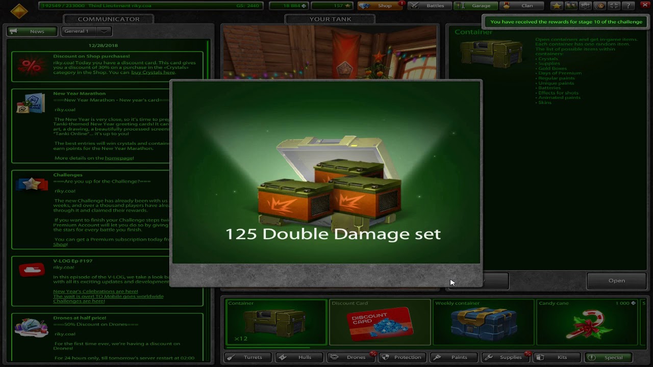 Big Containers Opening - Tanki Online