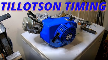 Tillotson 212 gets some timing advance/7 degree flywheel key